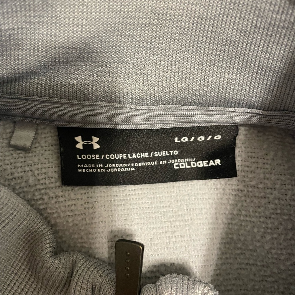 Under Armour Gray Quarter-Zip Pullover - Picture 3 of 3